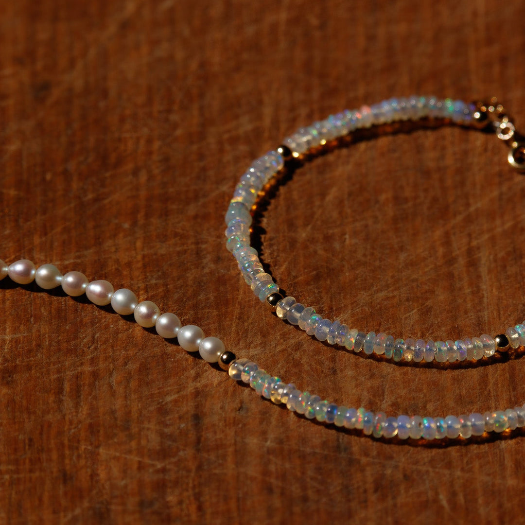 Opal Beaded Bracelet