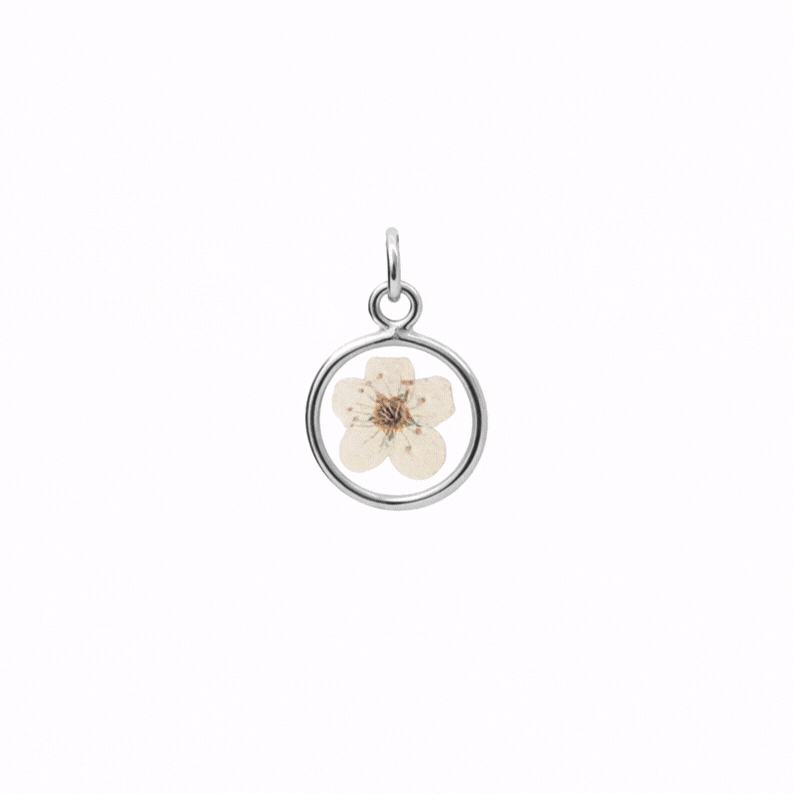 Blossom Pressed Flower Pendant