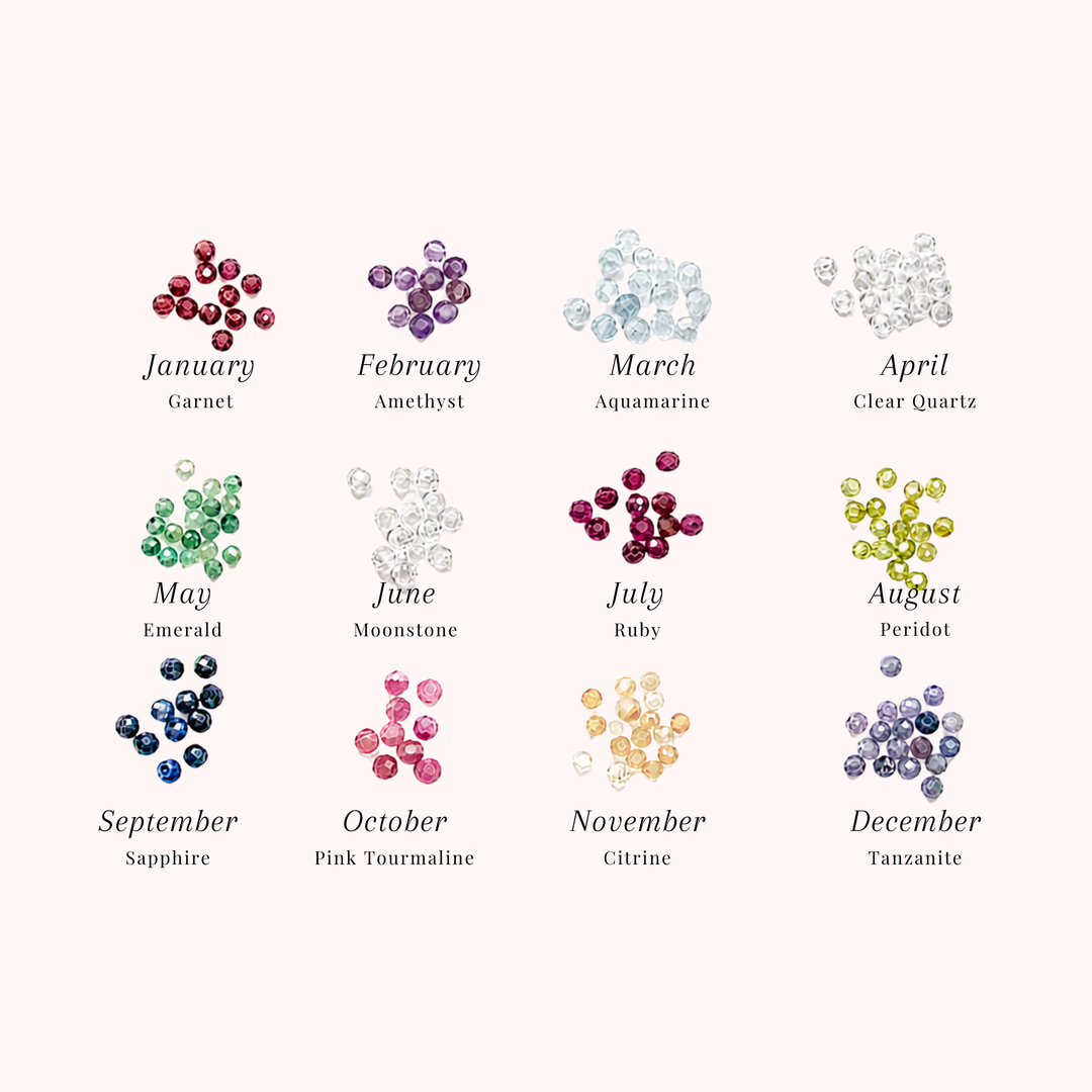 Family Birthstone Bar Bracelet