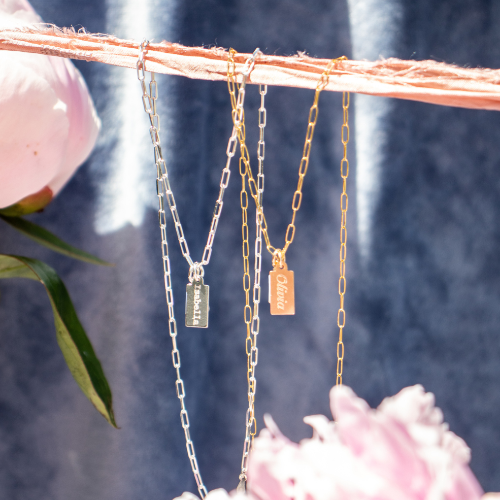 Name Tag Necklace