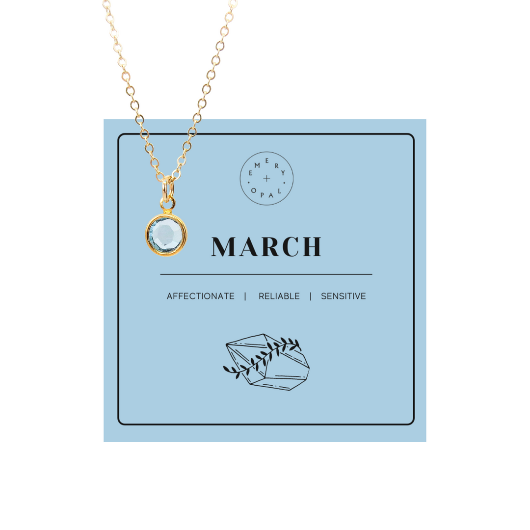 Collier avec pierre de naissance