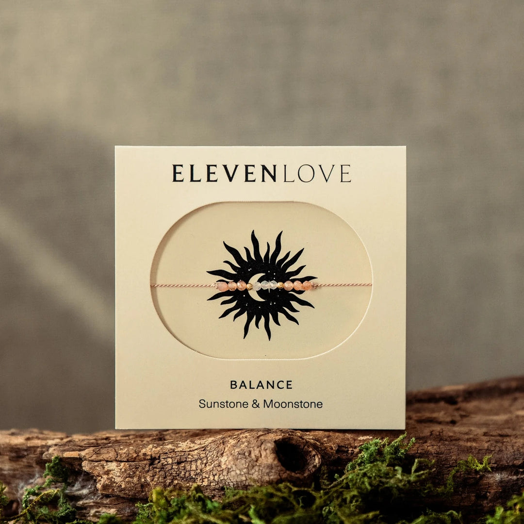 Sunstone & Moonstone String Bracelet