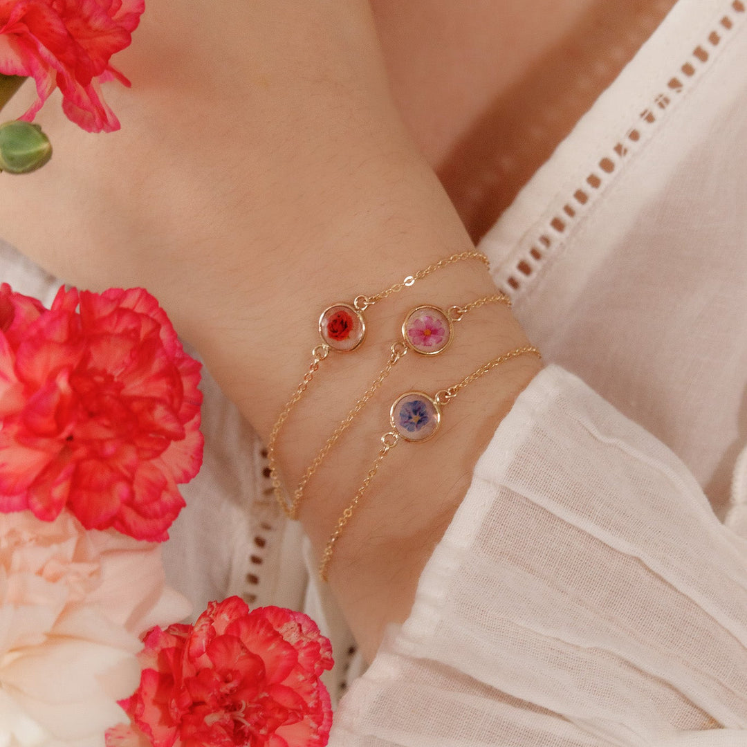 Bloom Birth Flower Bracelet