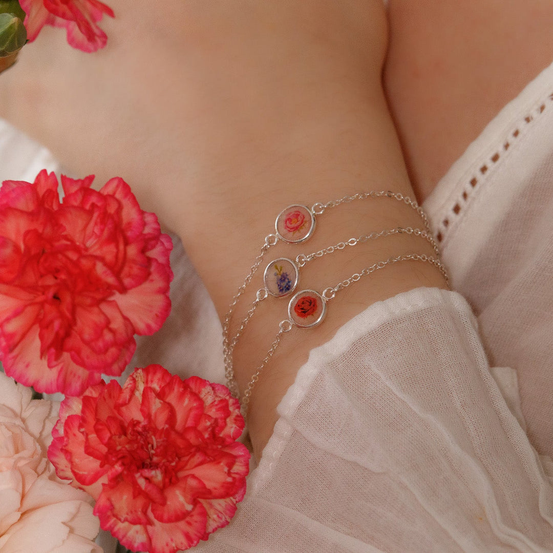 Bloom Birth Flower Bracelet