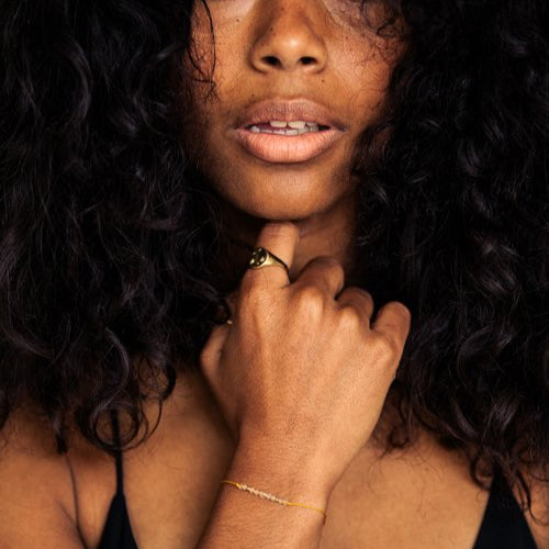 Citrine & Clear Quartz String Bracelet