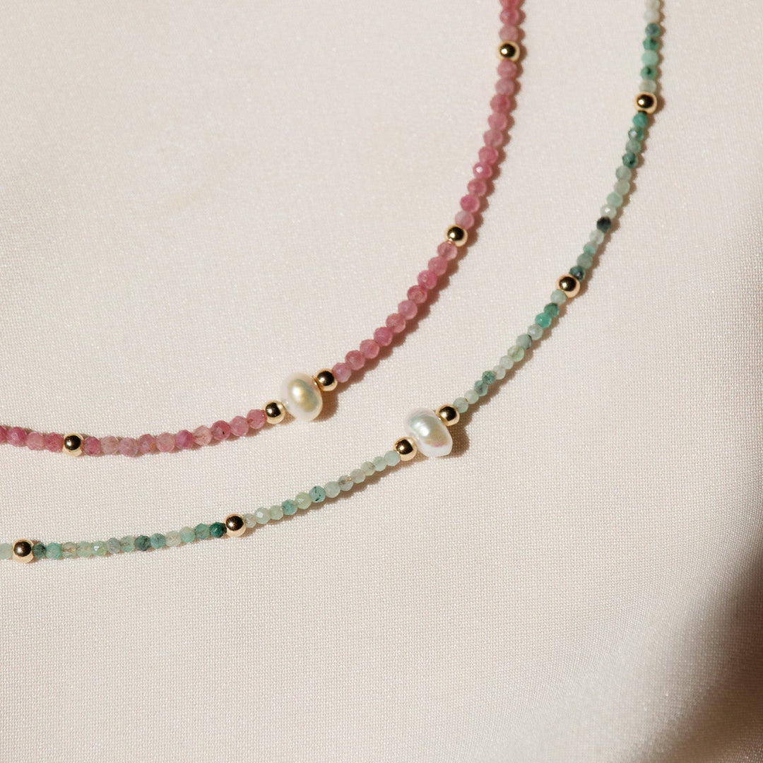 Gemstone Beaded Necklace