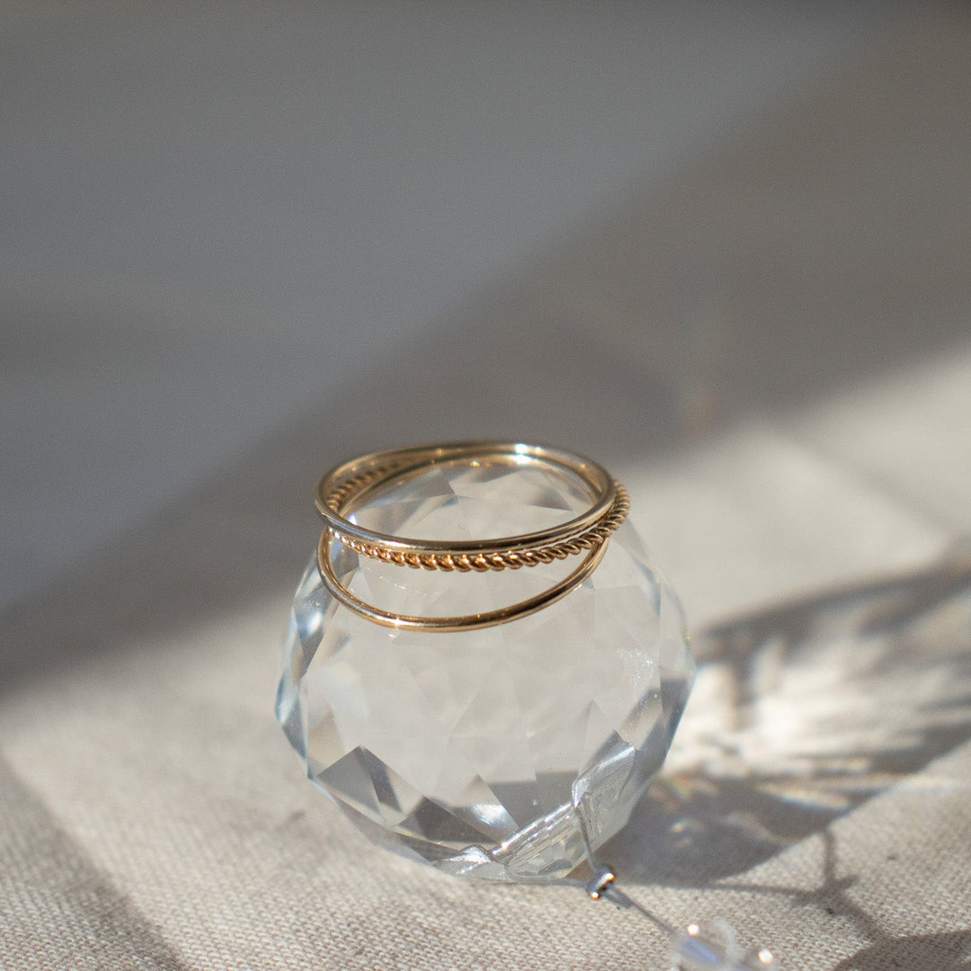Gold Stacking Rings