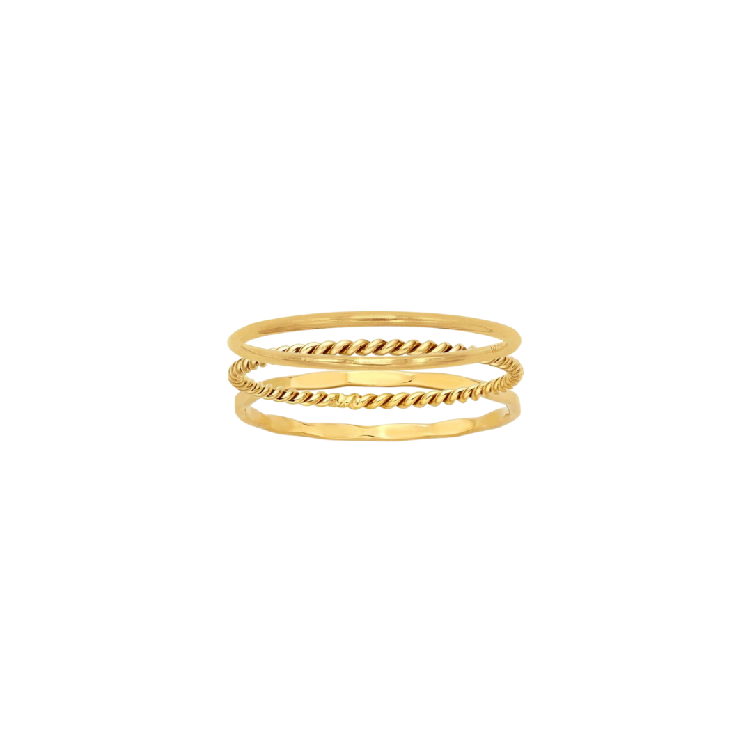 Gold Stacking Rings