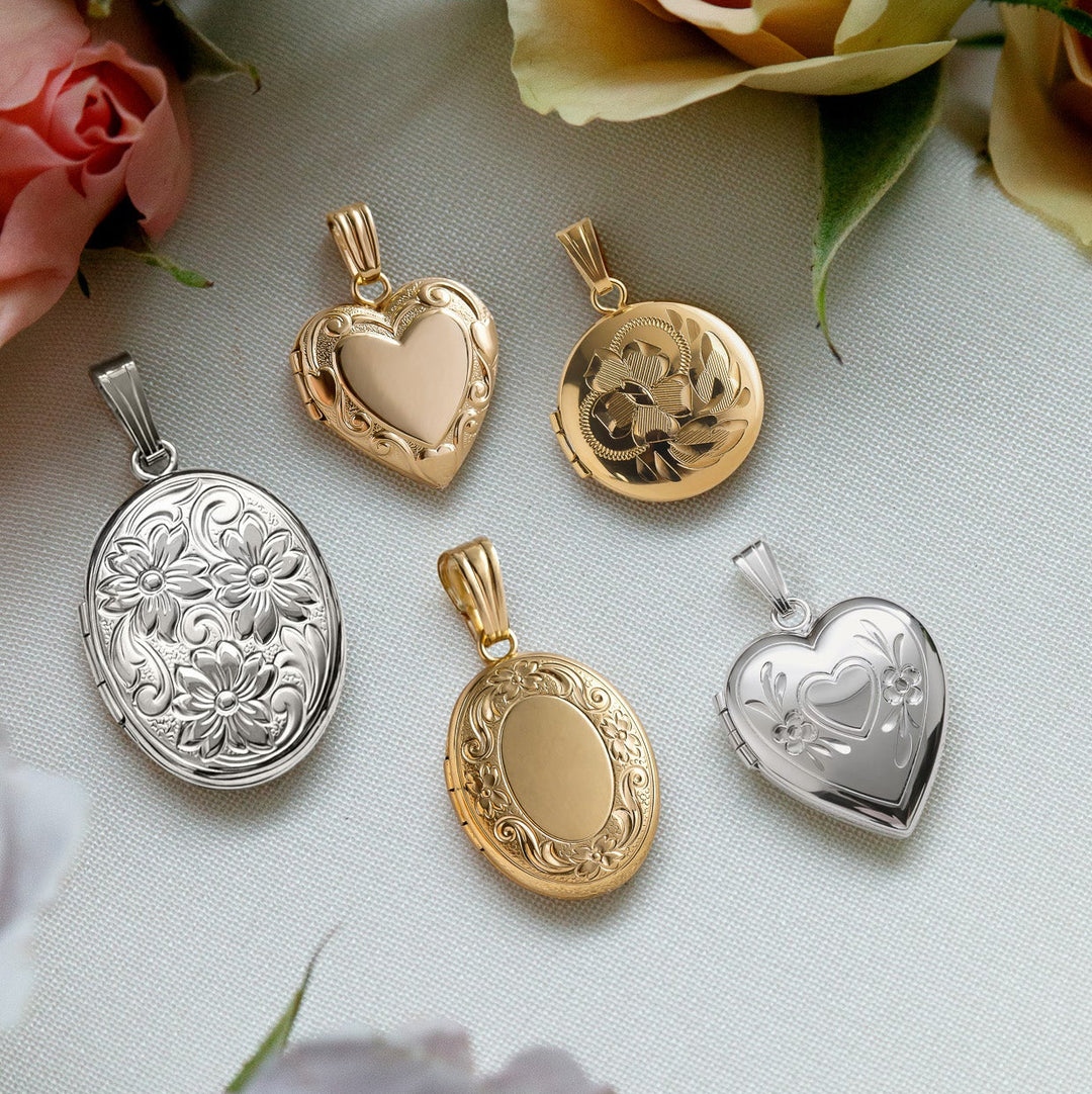 Floral Oval Locket