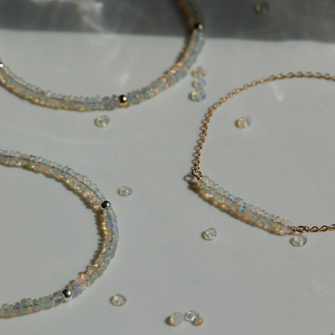 Opal Bar Bracelet