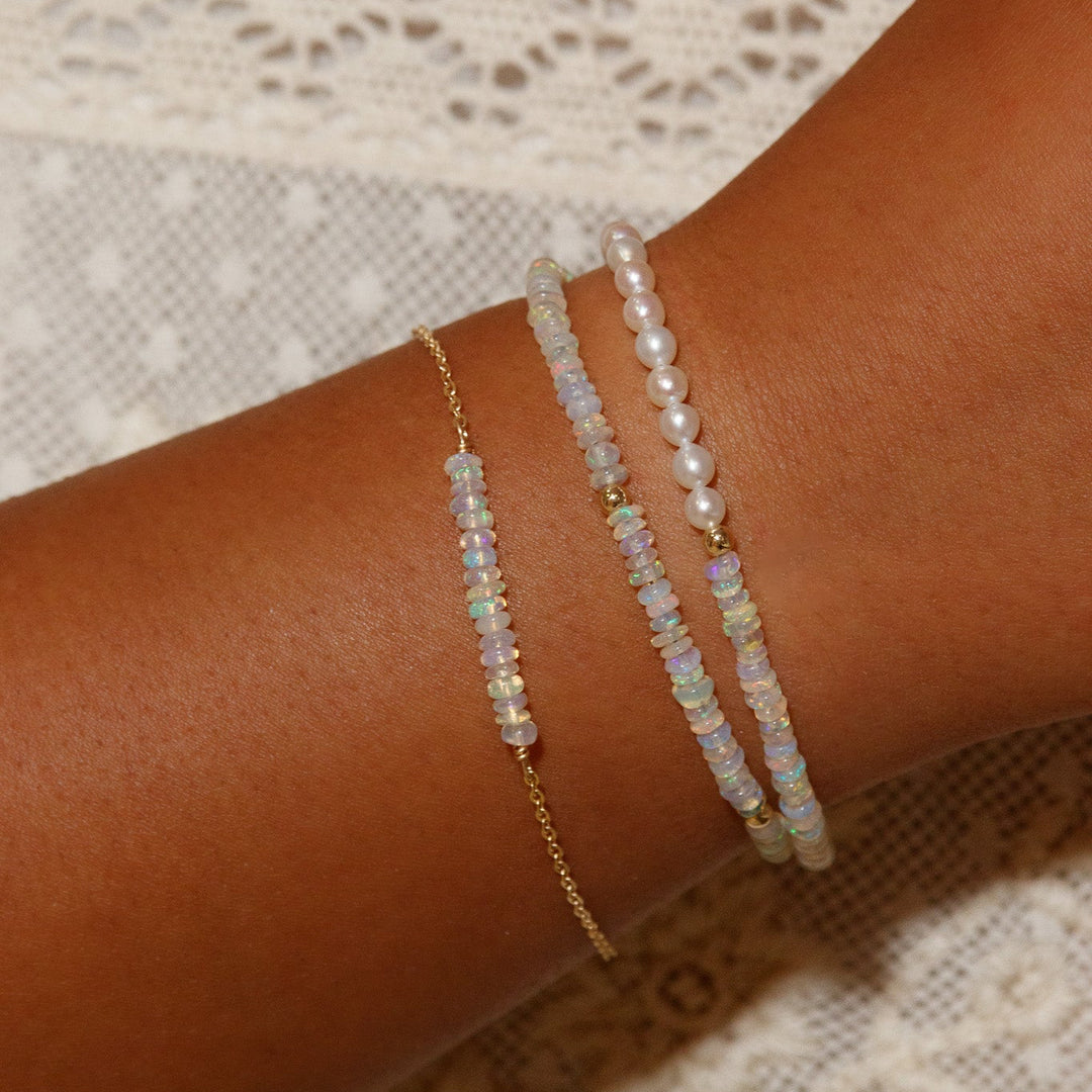 Opal Bar Bracelet