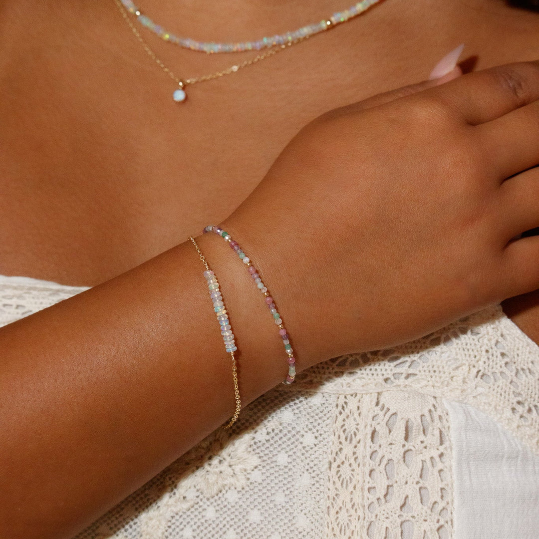 Opal Bar Bracelet