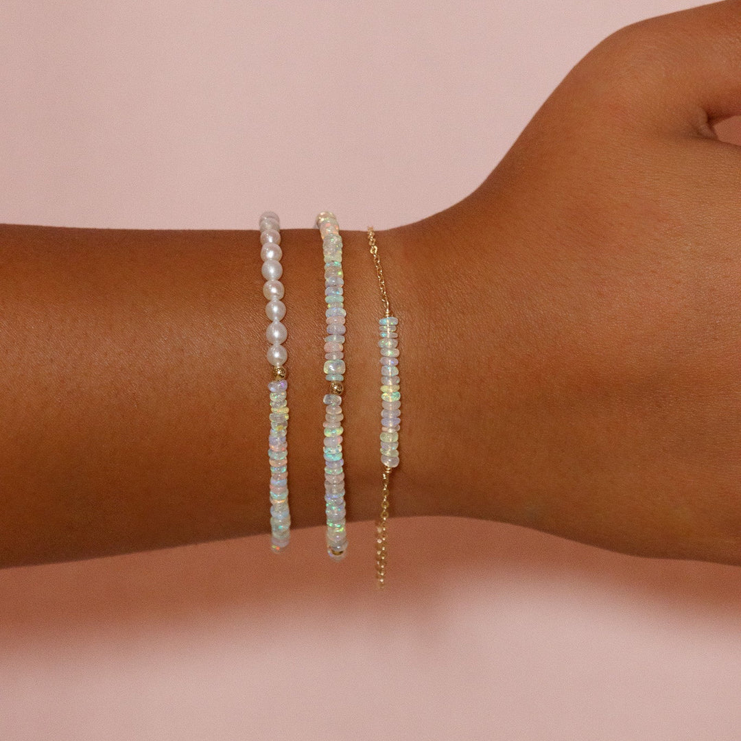 Opal Bar Bracelet