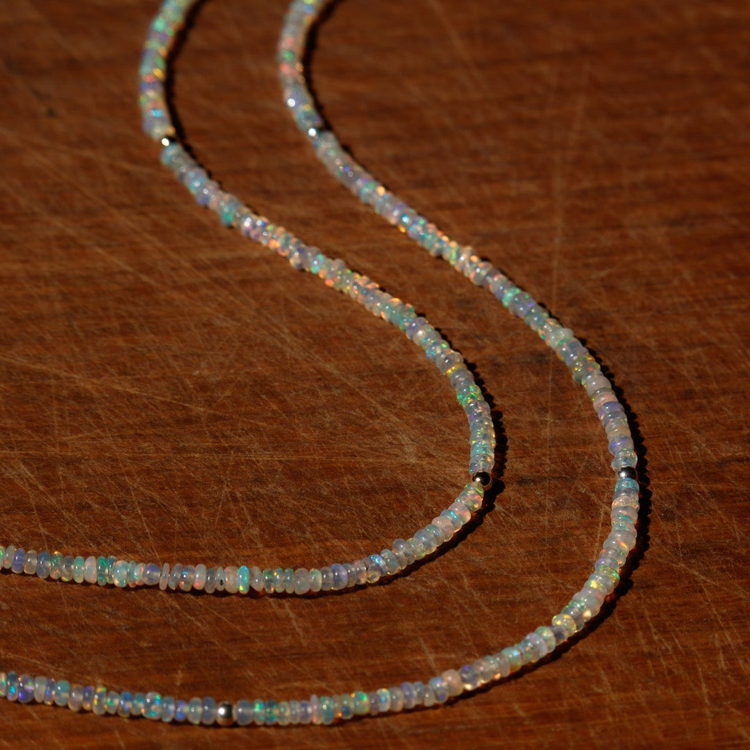 Opal Beaded Necklace