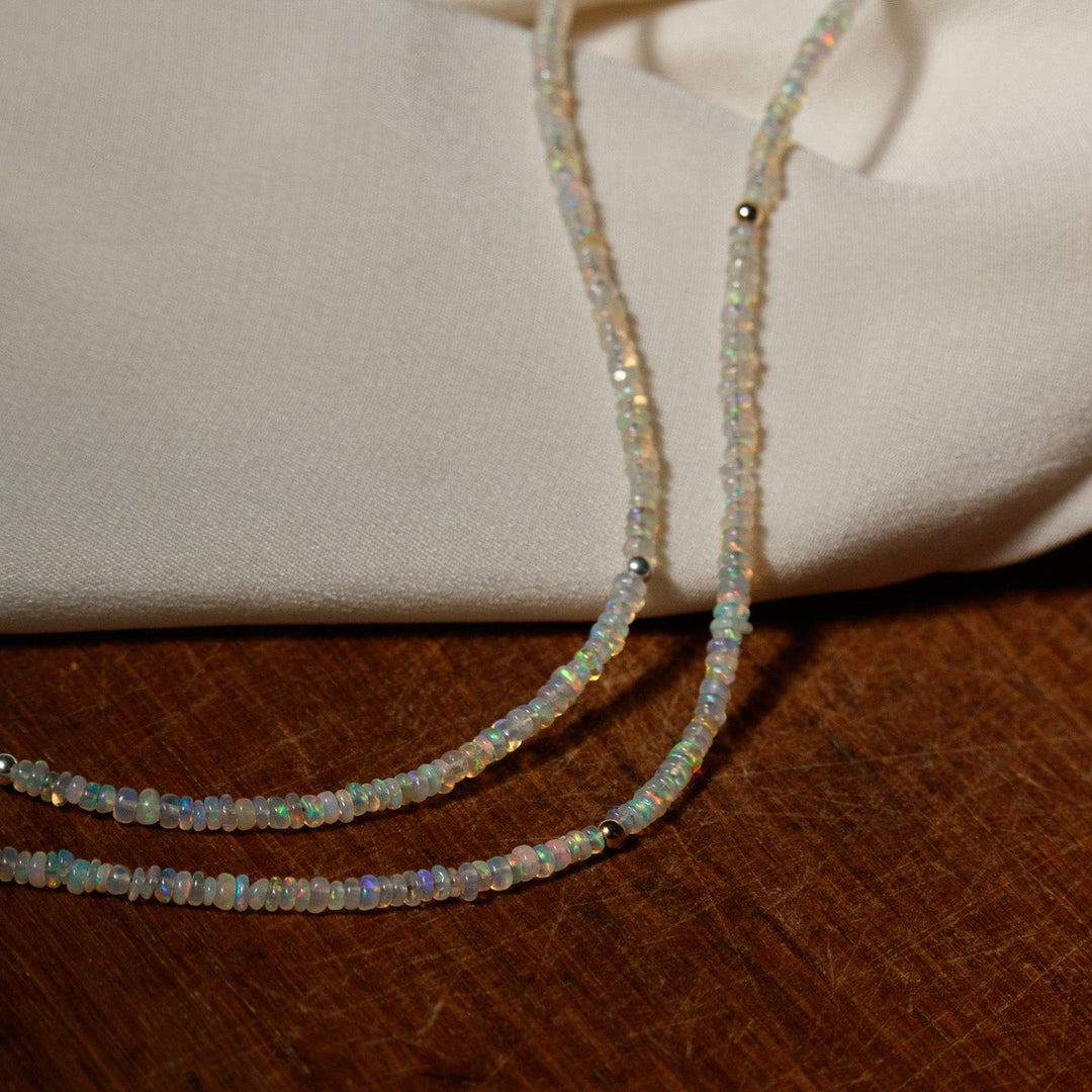 Opal Beaded Necklace