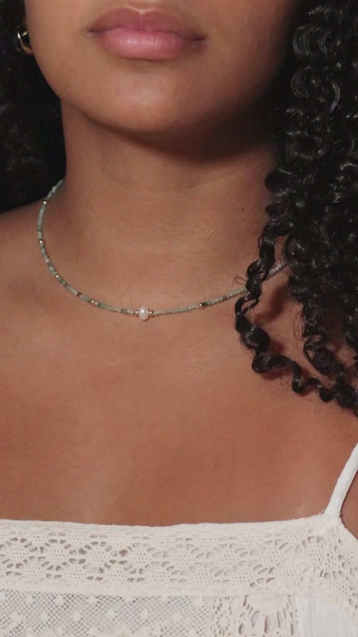 Gemstone Beaded Necklace