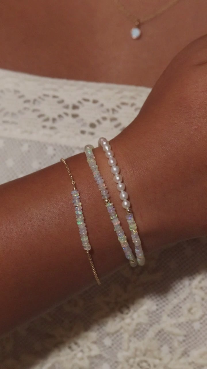 Opal Beaded Bracelet