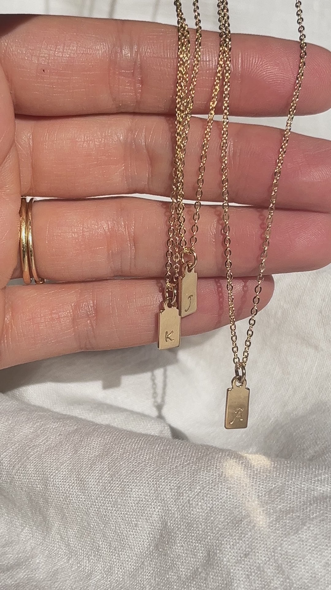 Tiny Tag Necklace