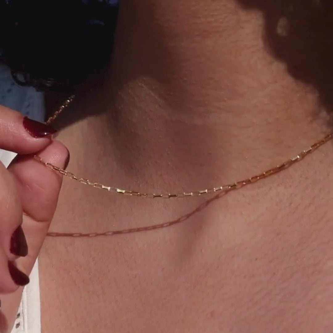 Mini Paperclip Chain