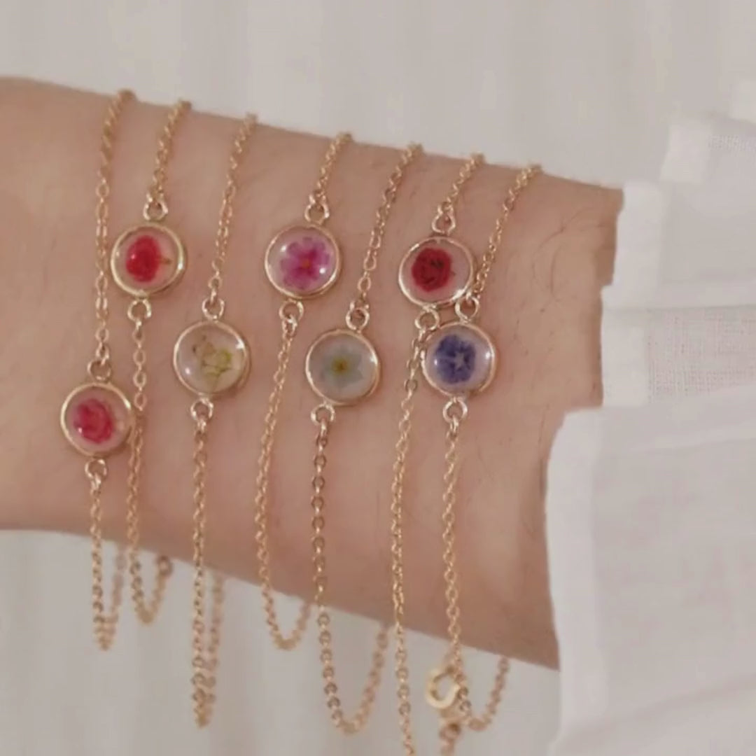 Bloom Birth Flower Bracelet