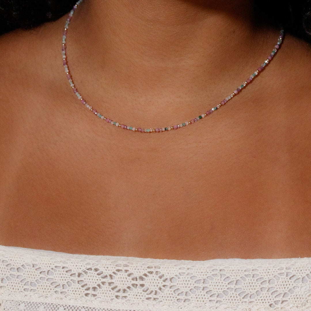 Rainbow Gemstone Necklace