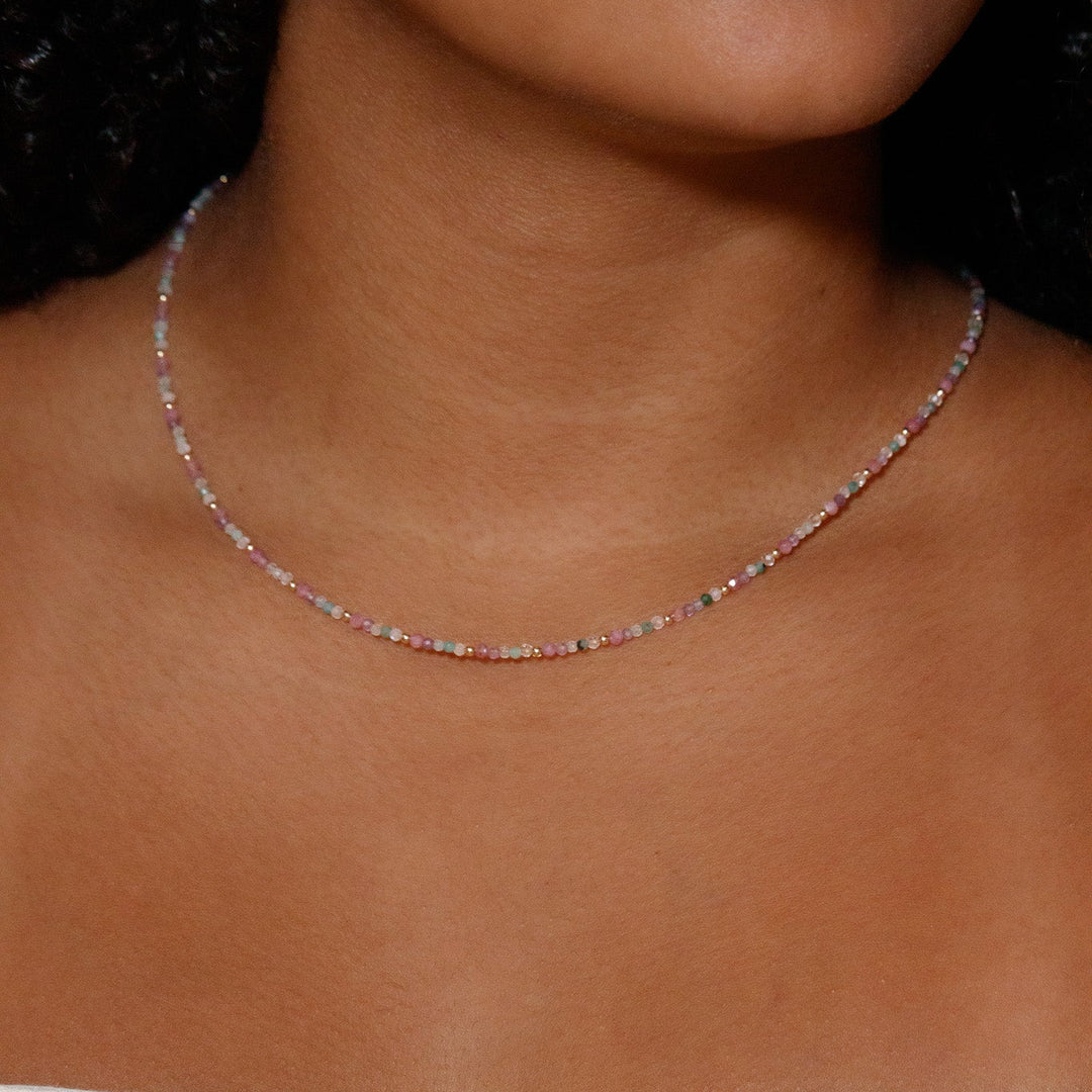 Rainbow Gemstone Necklace