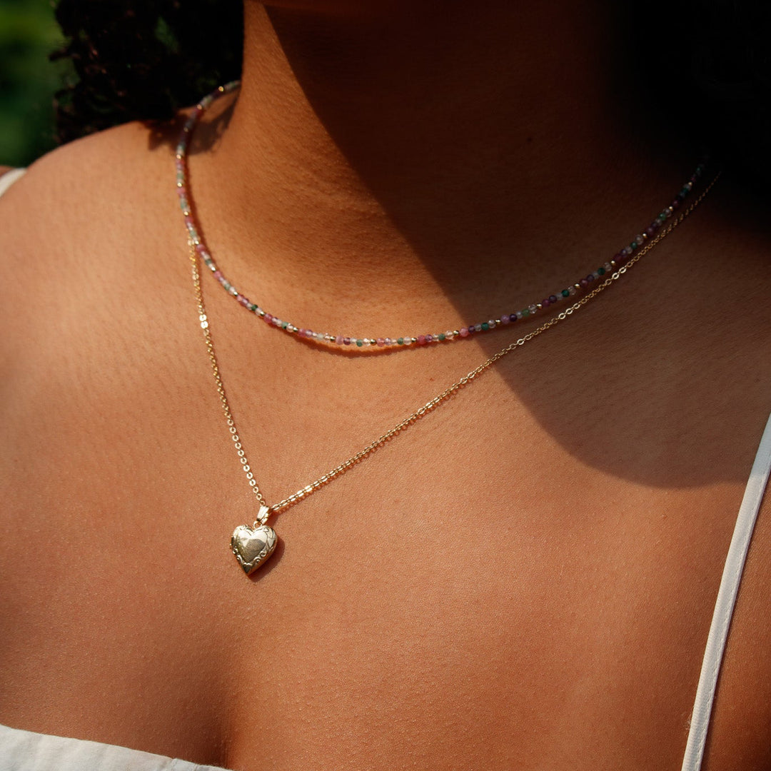 Rainbow Gemstone Necklace