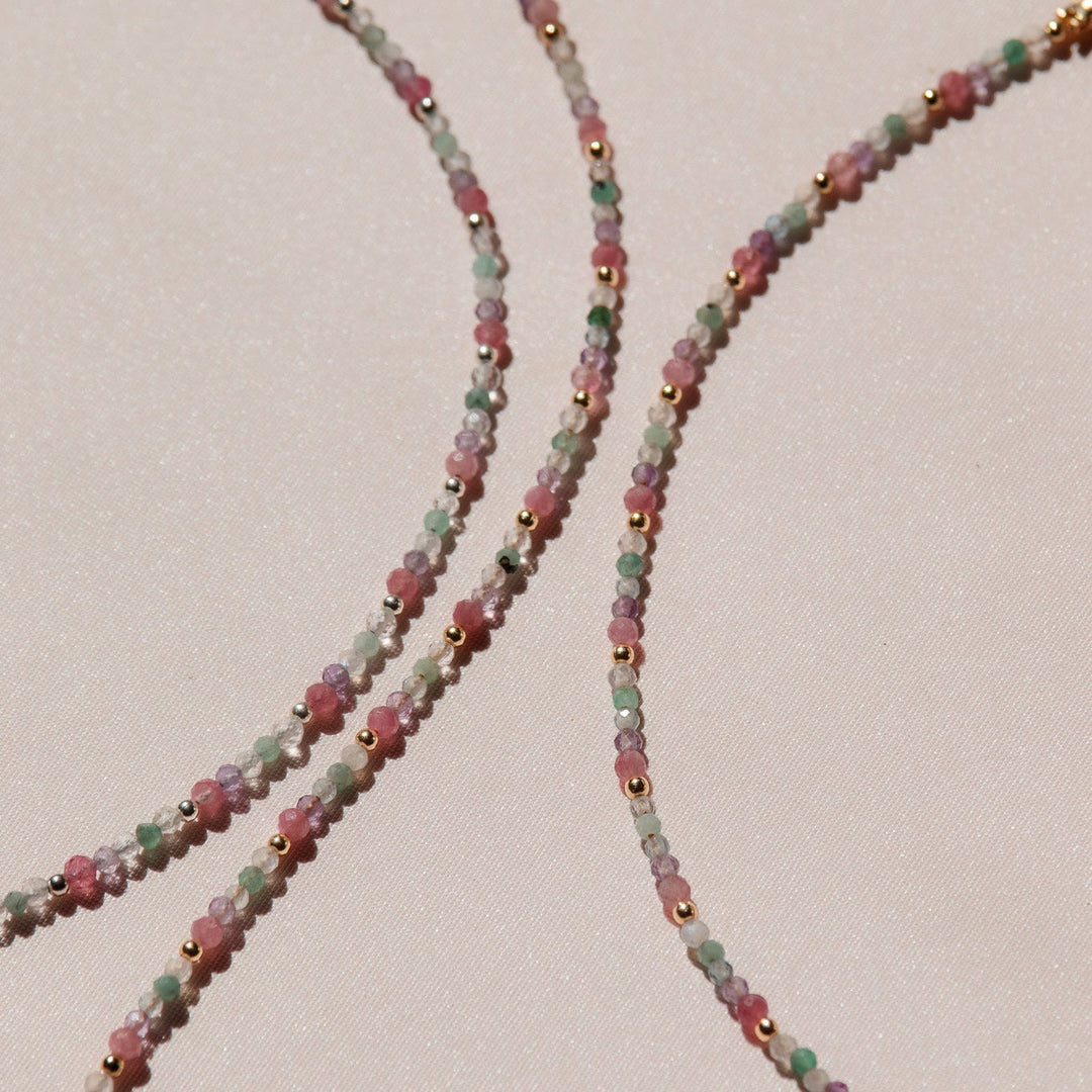 Rainbow Gemstone Necklace