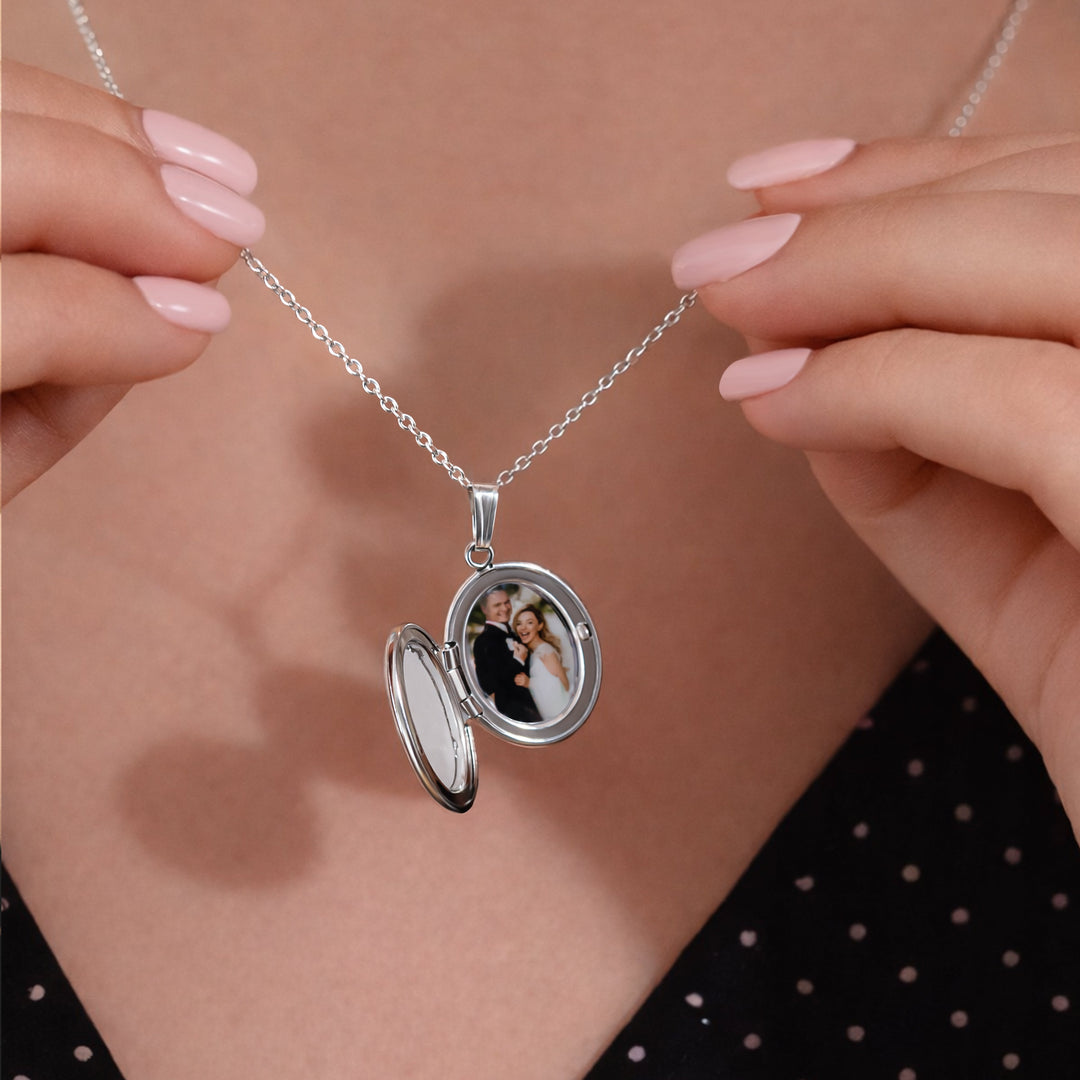 Floral Oval Locket