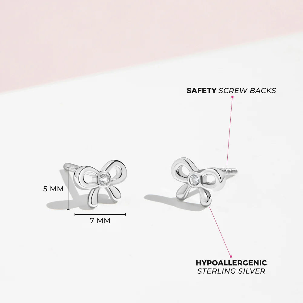 Bow Stud Earrings - Toddlers