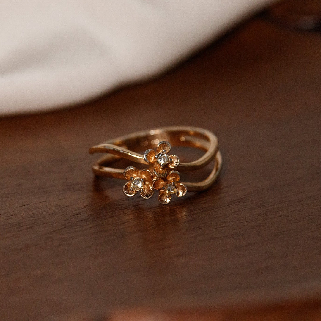 Bague vintage Avon Flower Brights
