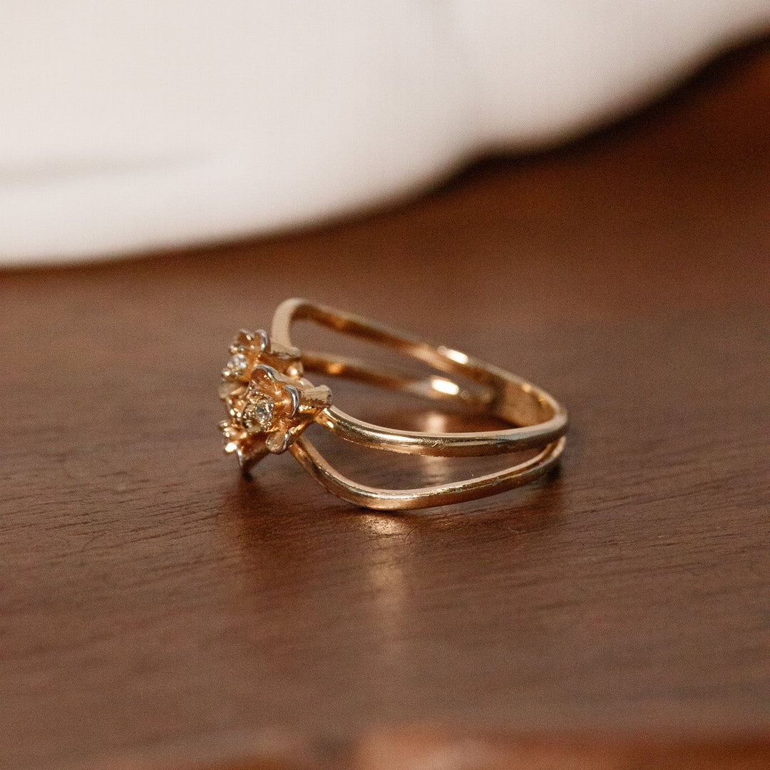 Bague vintage Avon Flower Brights