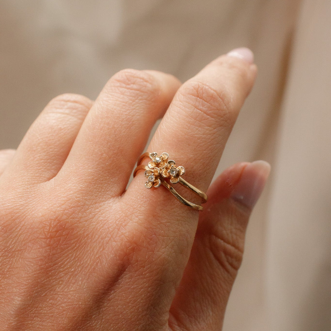 Bague vintage Avon Flower Brights