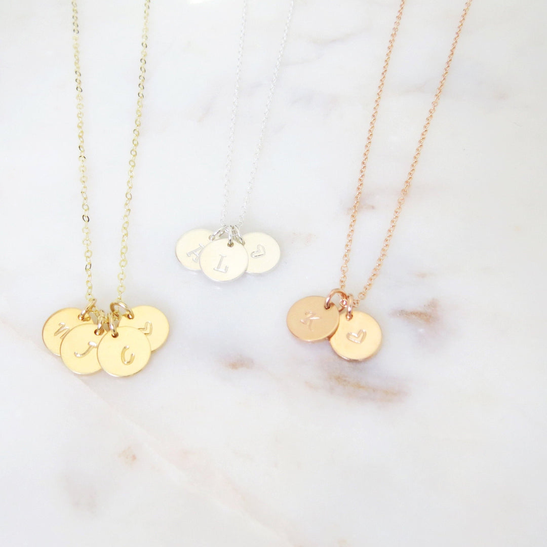 Dainty Custom Initial Necklace