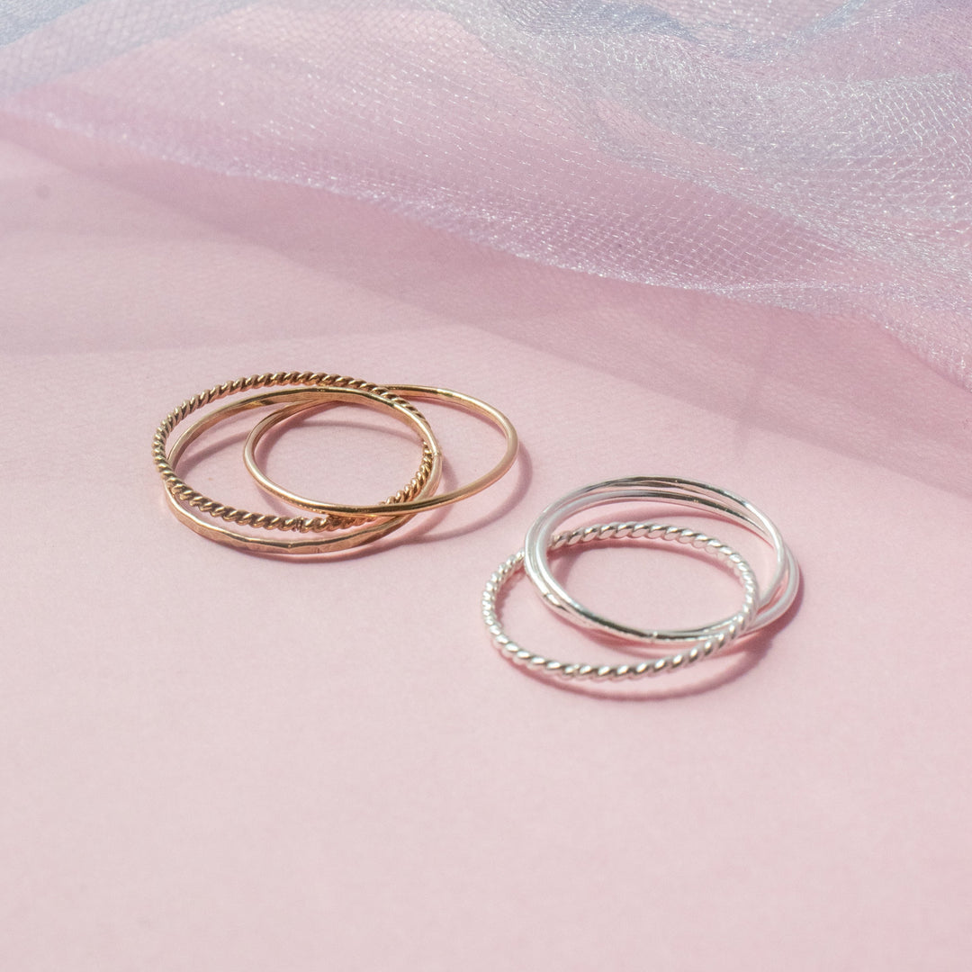 Anneau anti-inquiétude à triple roulement