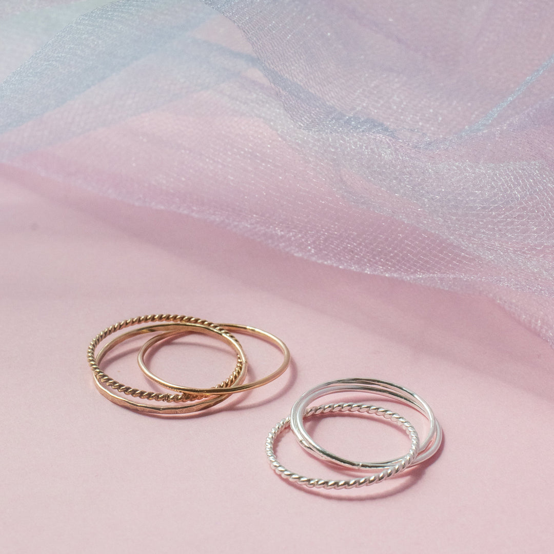 Anneau anti-inquiétude à triple roulement