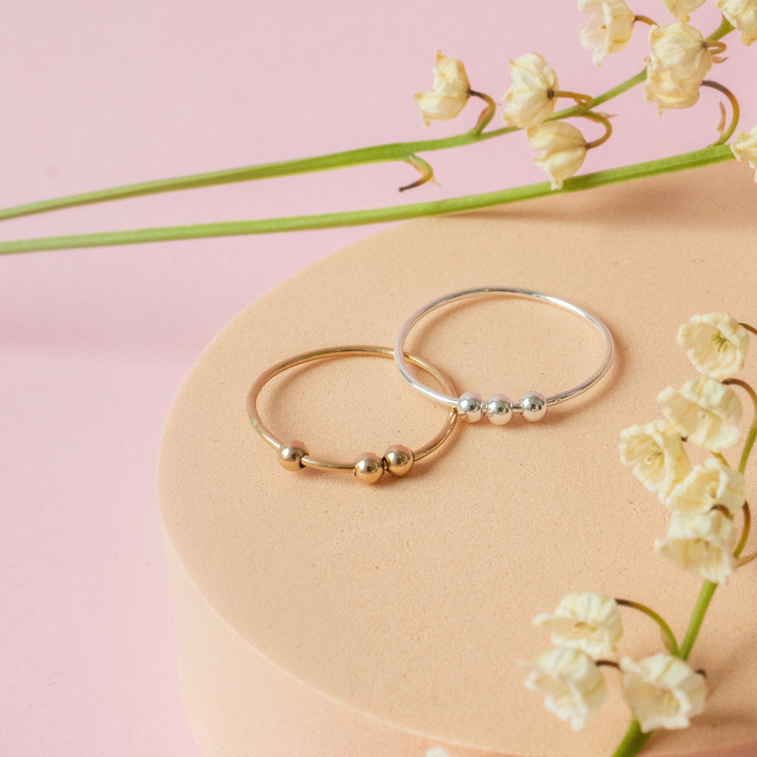 Anneau de perles d'anxiété