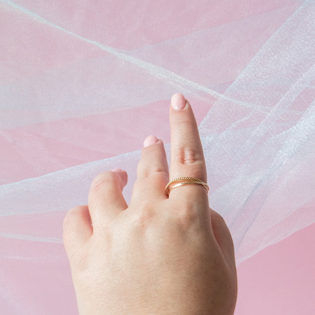 Anneau anti-inquiétude à triple roulement