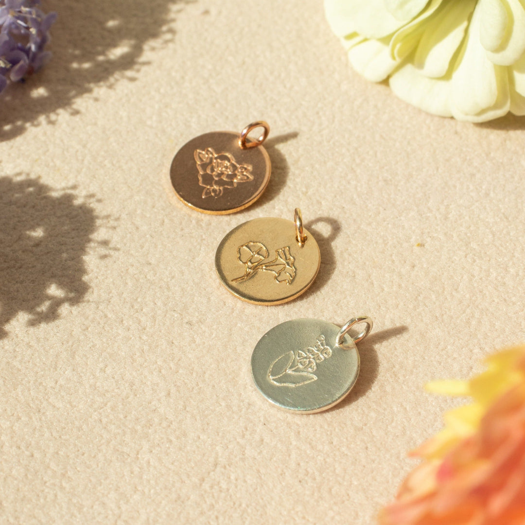 Add-On Birth Flower Charm
