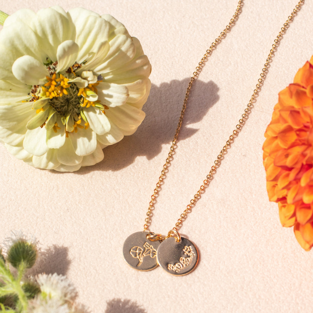 Add-On Birth Flower Charm