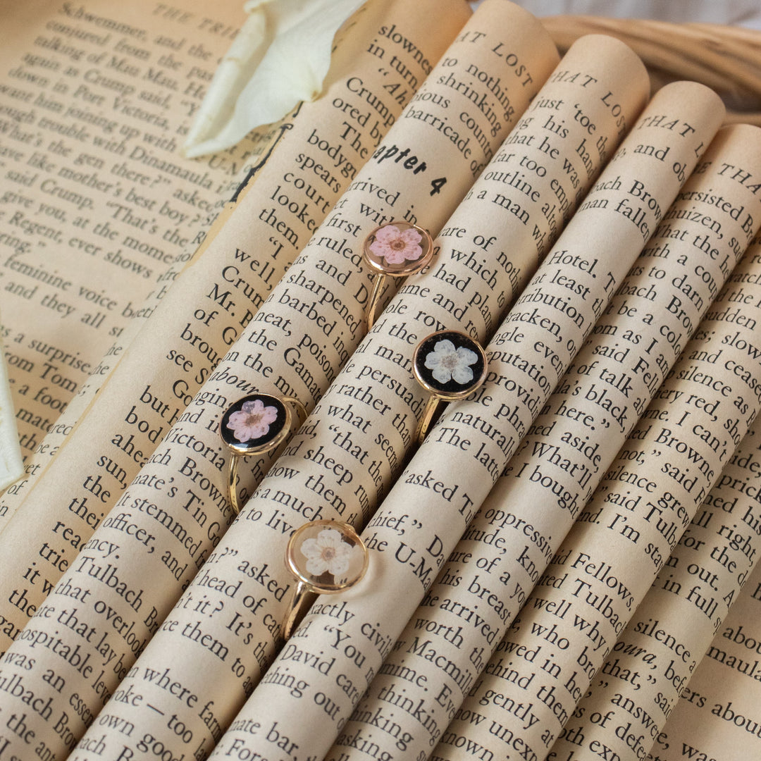 Bague fleur pressée Blossom