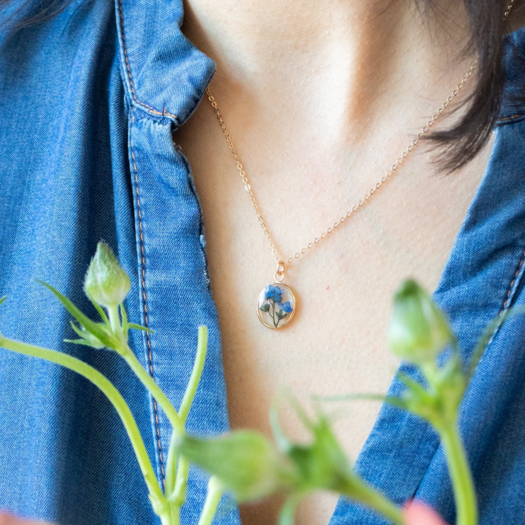 Petit collier "Ne m'oublie pas"