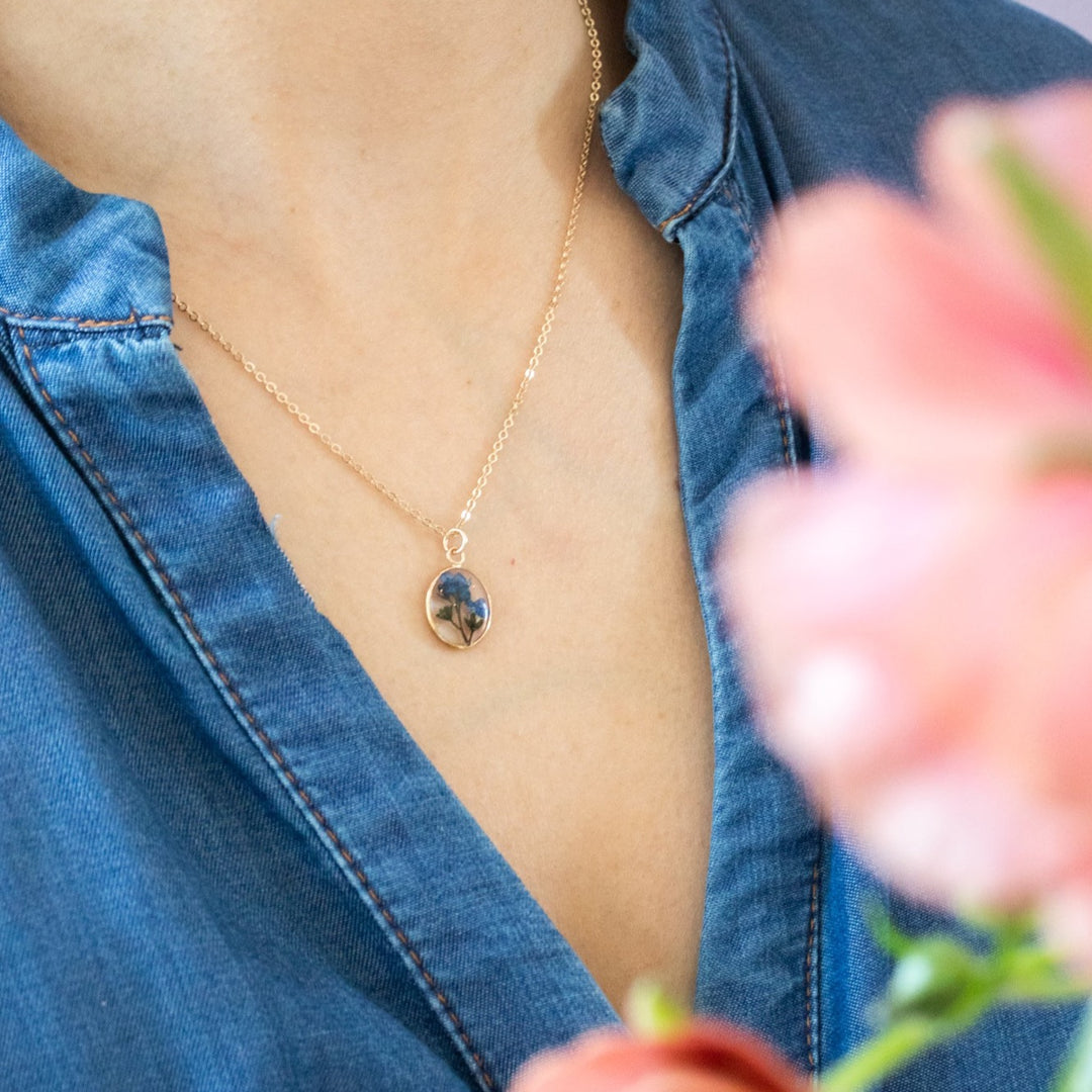 Petit collier "Ne m'oublie pas"