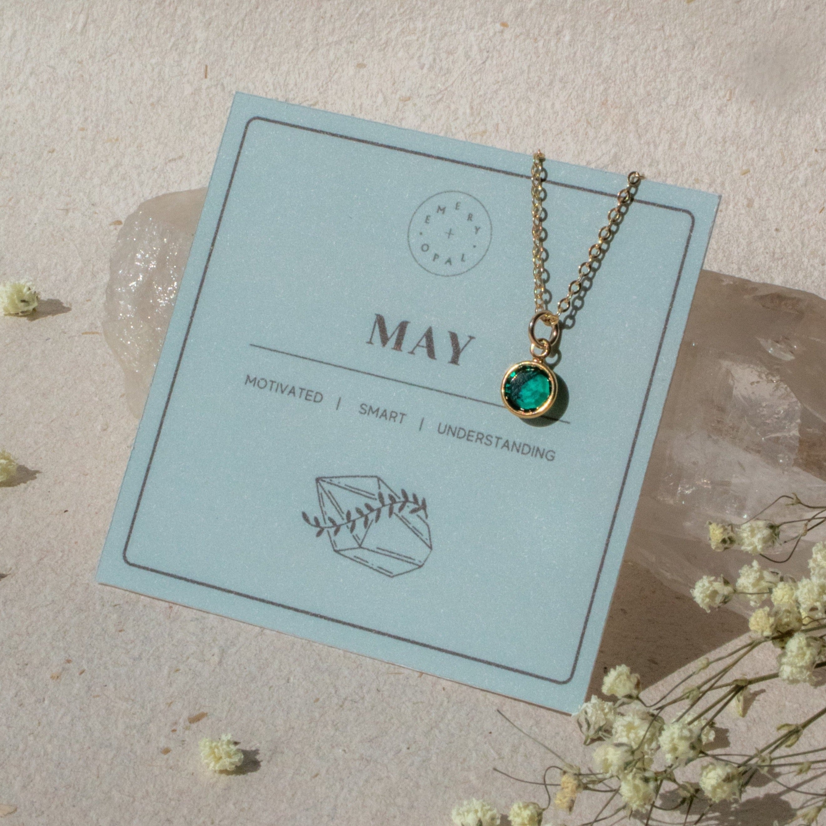 For Mom October Birthstone Necklace U2013 Lola Tae Birthstone