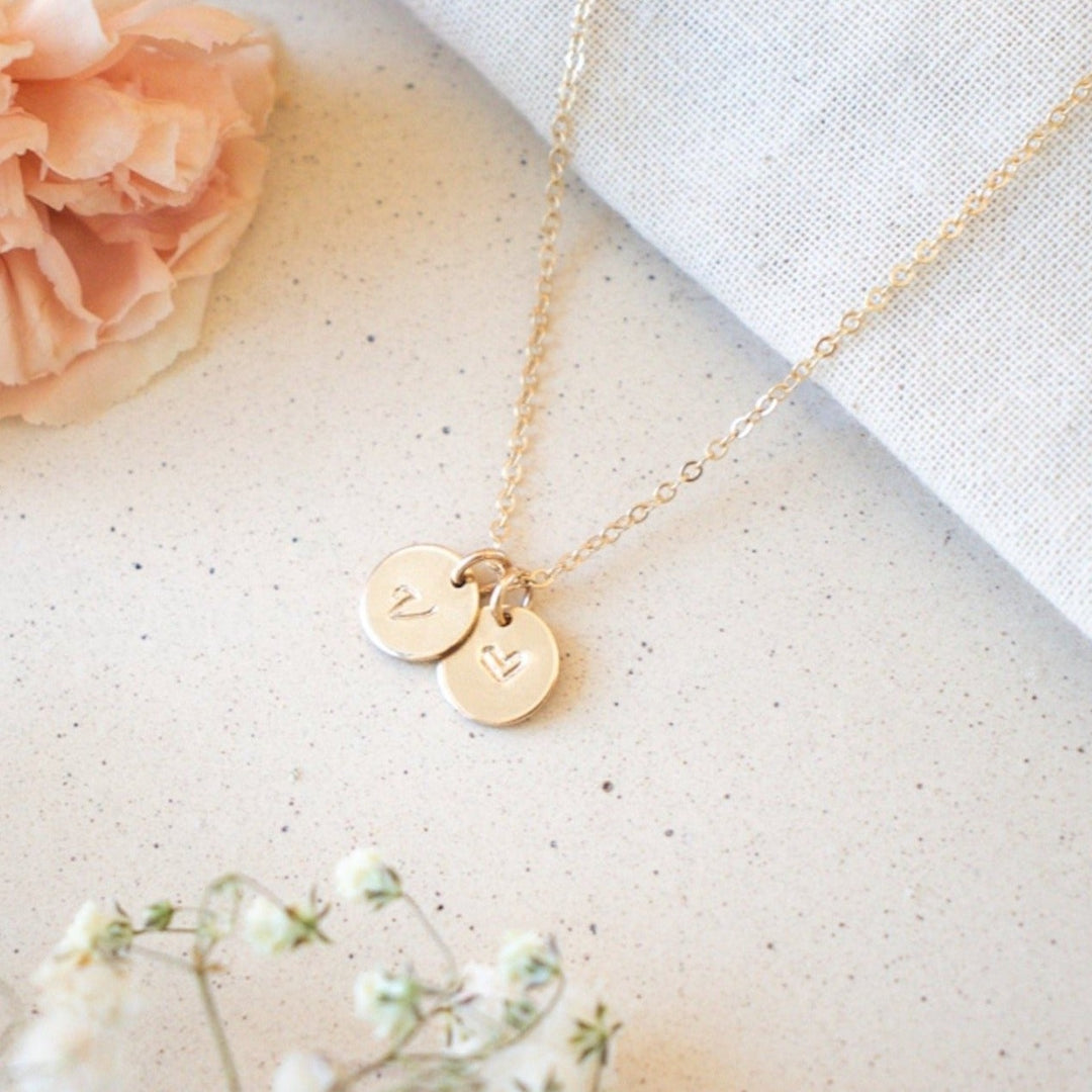 Dainty Custom Initial Necklace