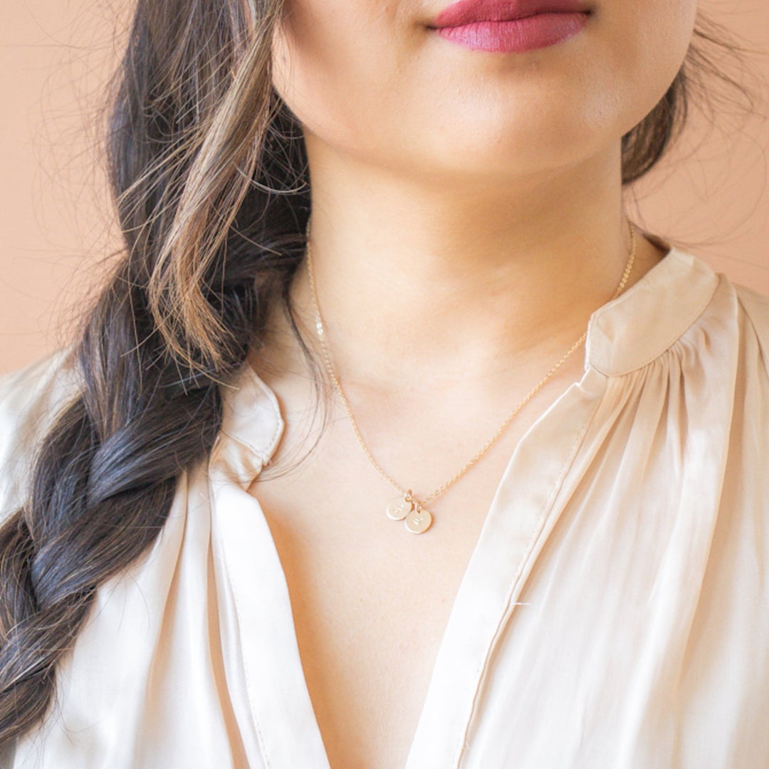Dainty Custom Initial Necklace