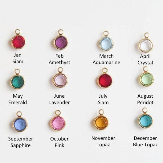 Collier Initiale et Pierre de Naissance