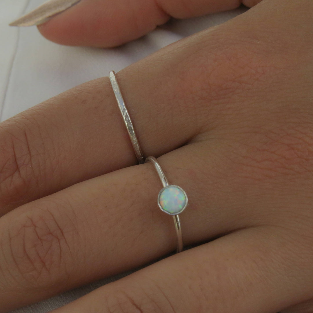 Silver Stacking Rings