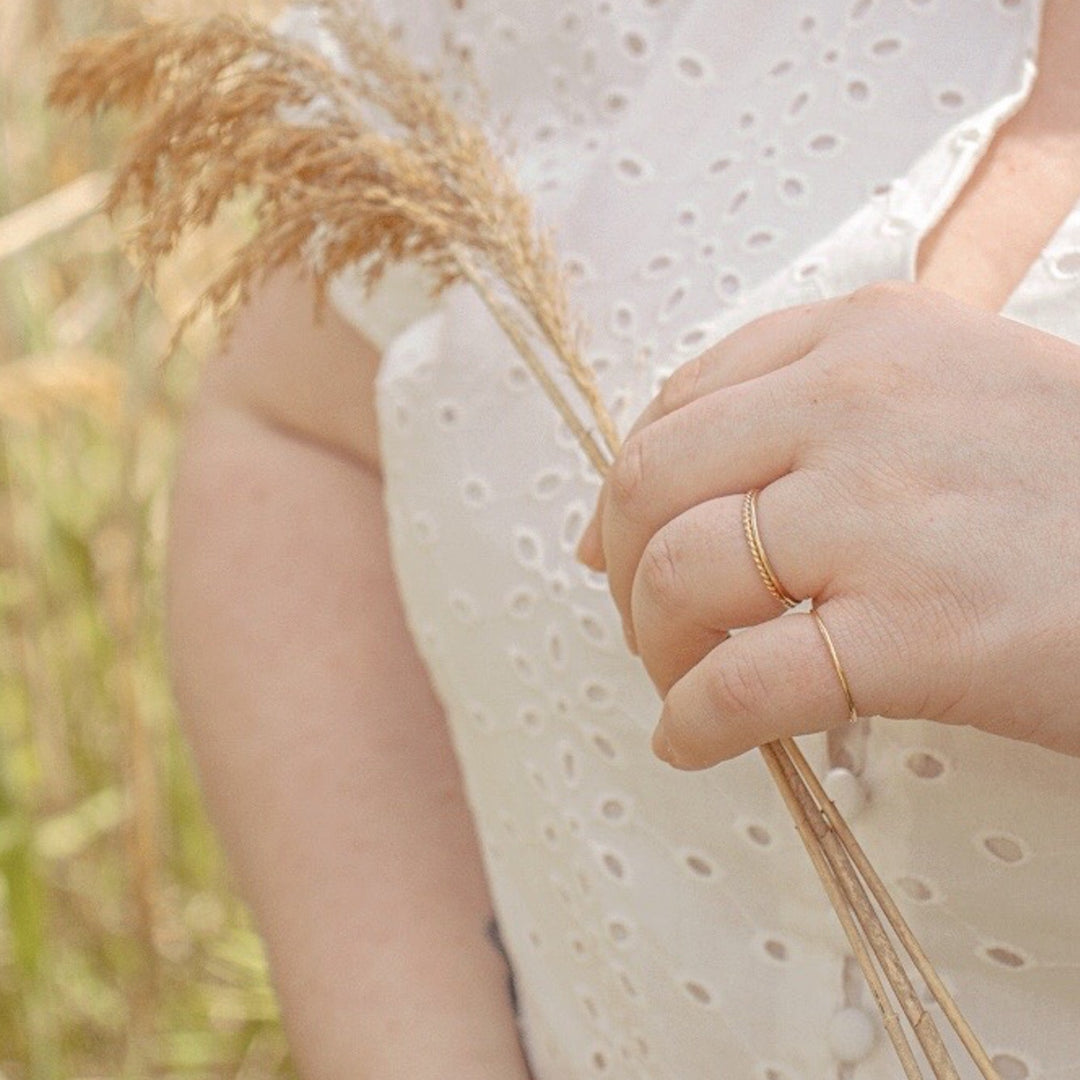 Gold Stacking Rings