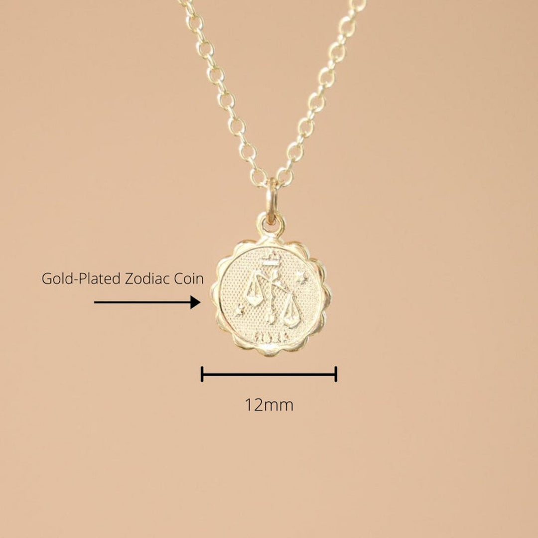Zodiac Coin Necklace